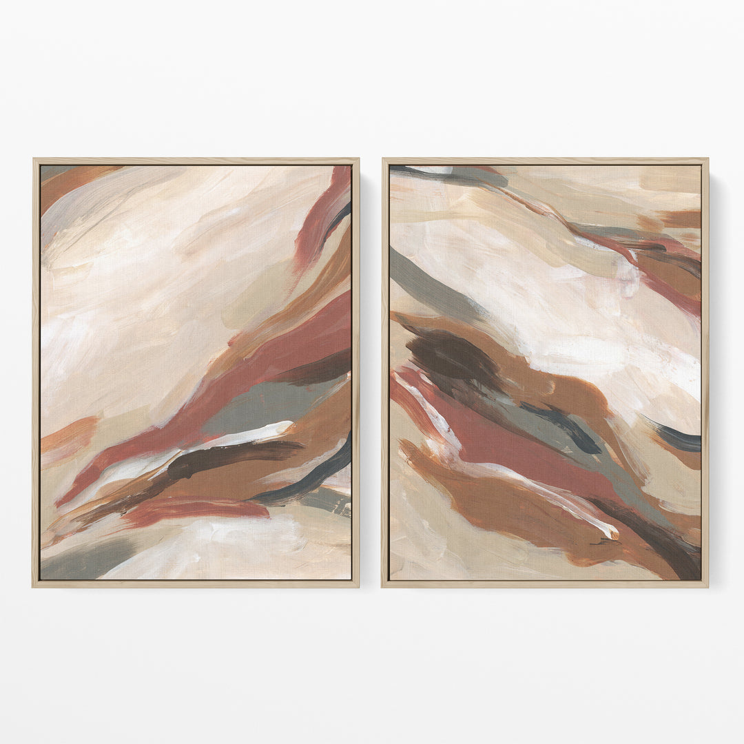Abstract Painting Kit for Two - Neutral