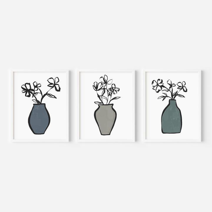 The Three Vases - Set of 3