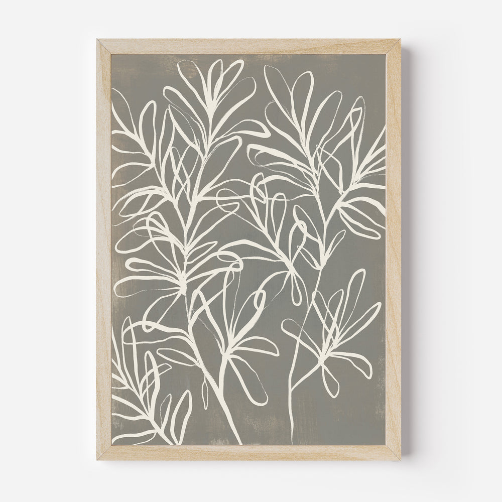 Florals on Gray, No. 2 - Jetty Home
