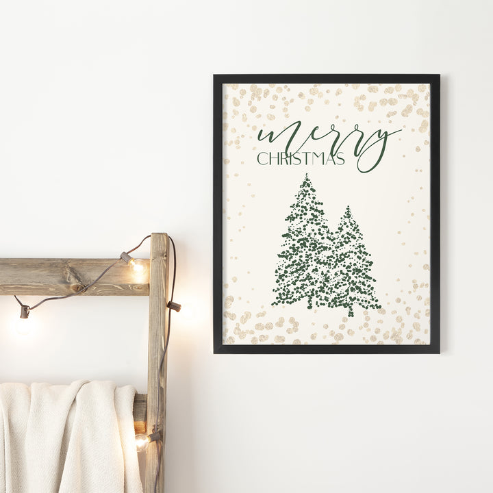 A Golden Merry Christmas  - Art Print or Canvas - Jetty Home