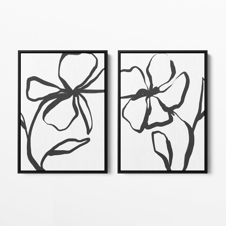 Floral Meeting - Set of 2