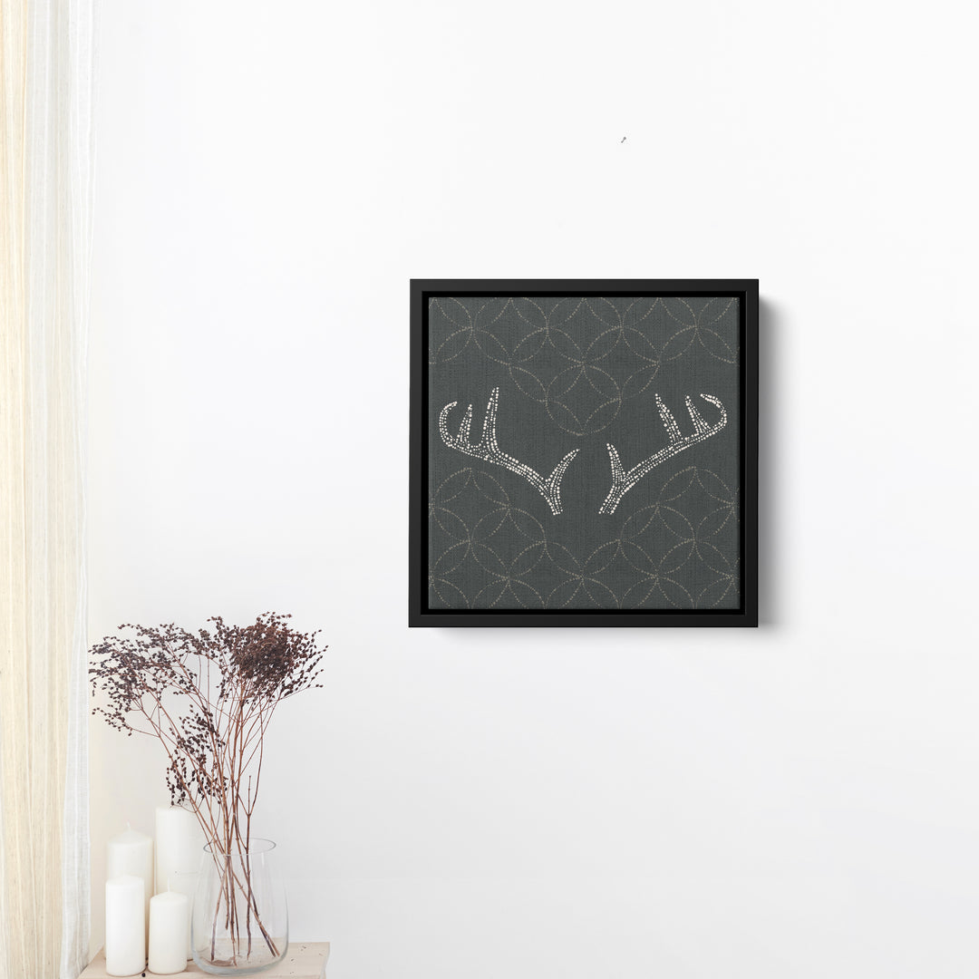 Rustic Deer Antlers  - Art Print or Canvas - Jetty Home