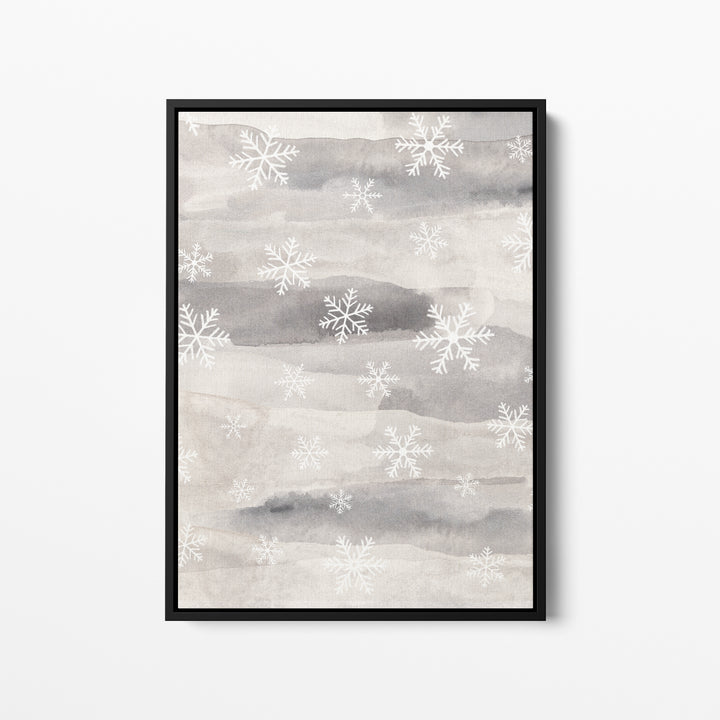 Snowflake Watercolor  - Art Print or Canvas - Jetty Home
