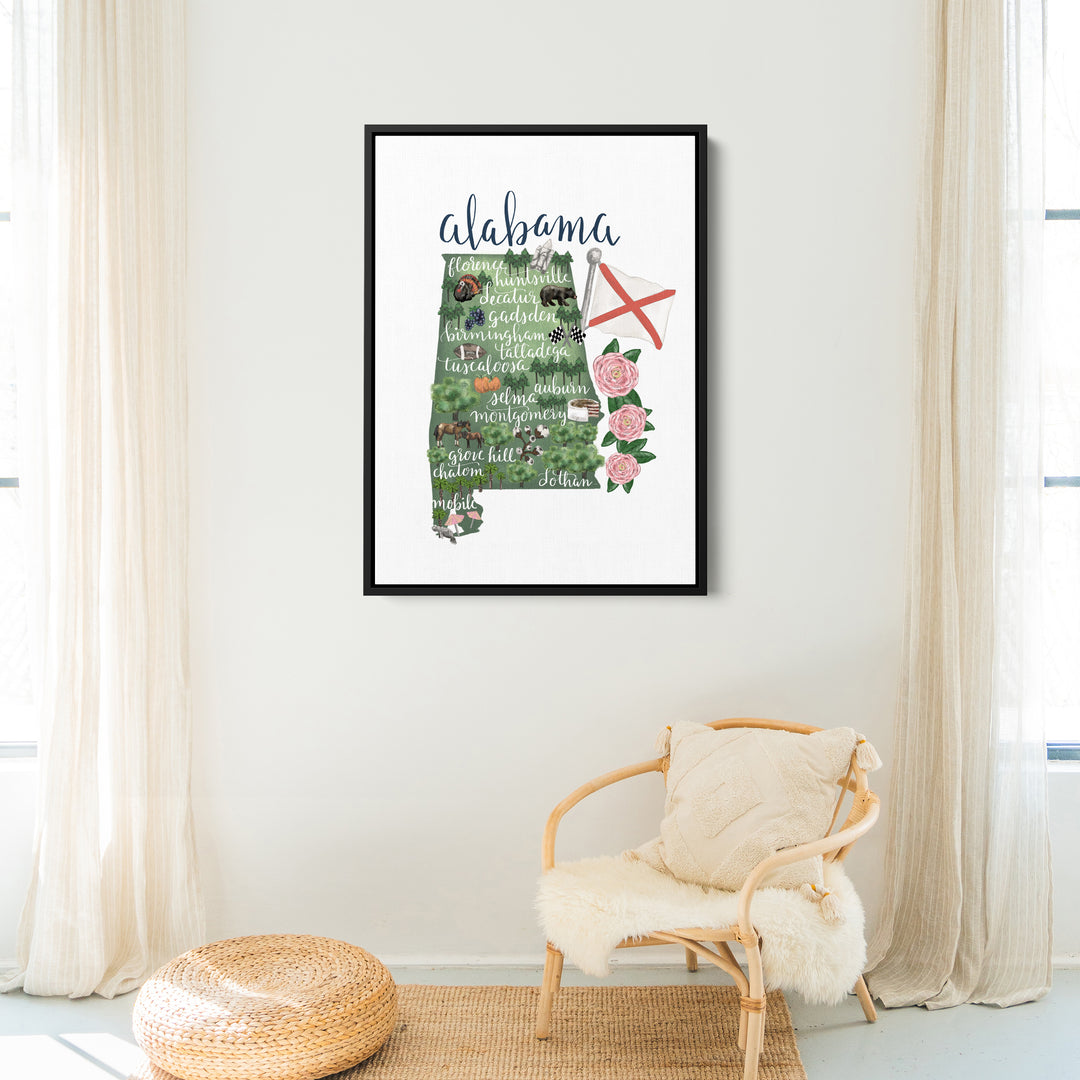 Alabama  - Art Print or Canvas - Jetty Home