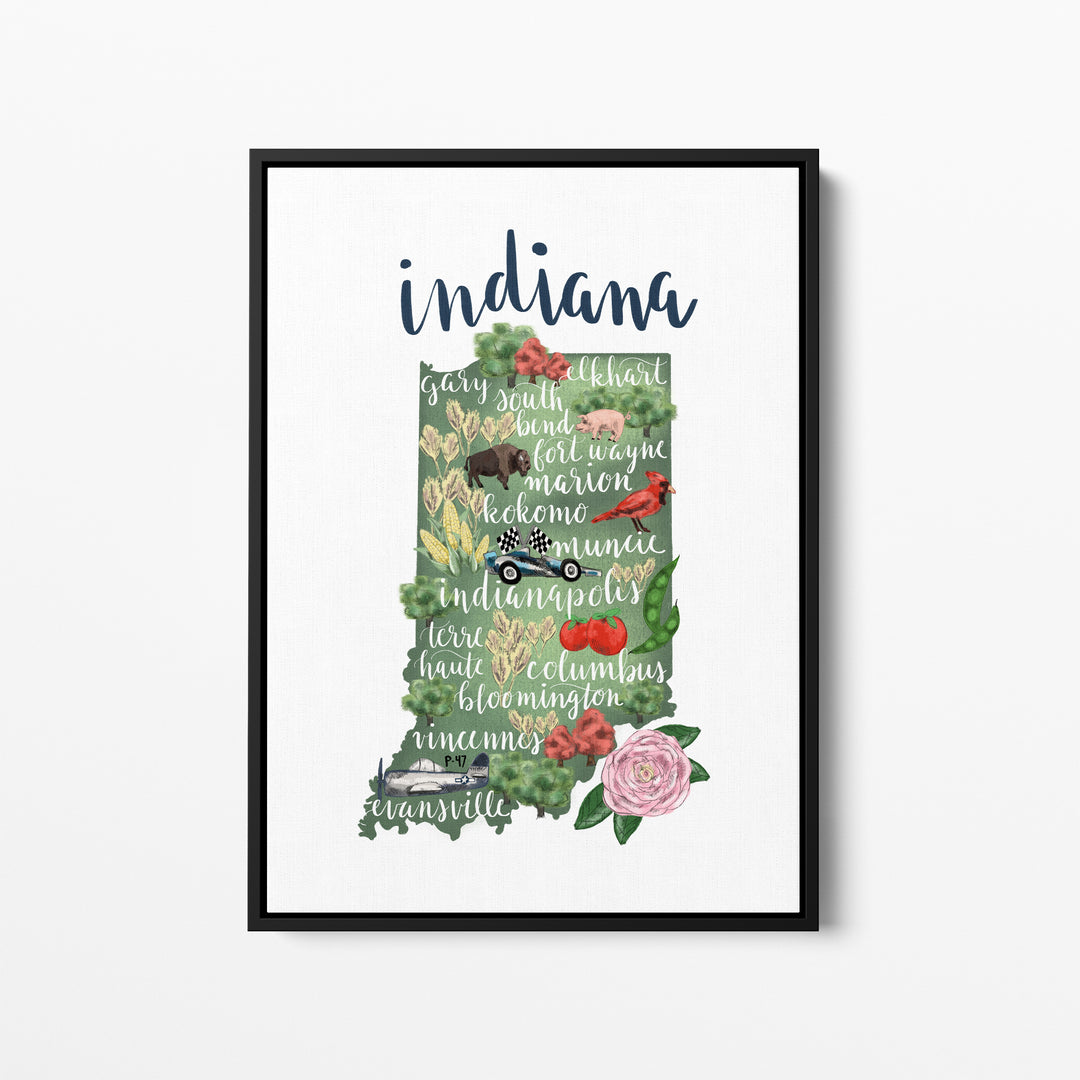 Indiana  - Art Print or Canvas - Jetty Home