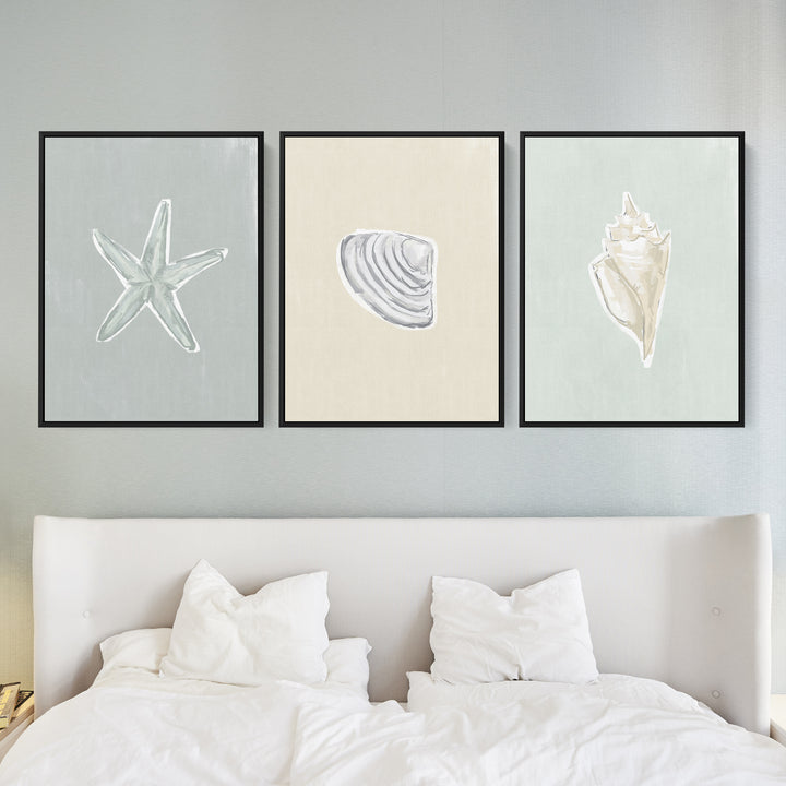 Washed Ashore Triptych - Set of 3