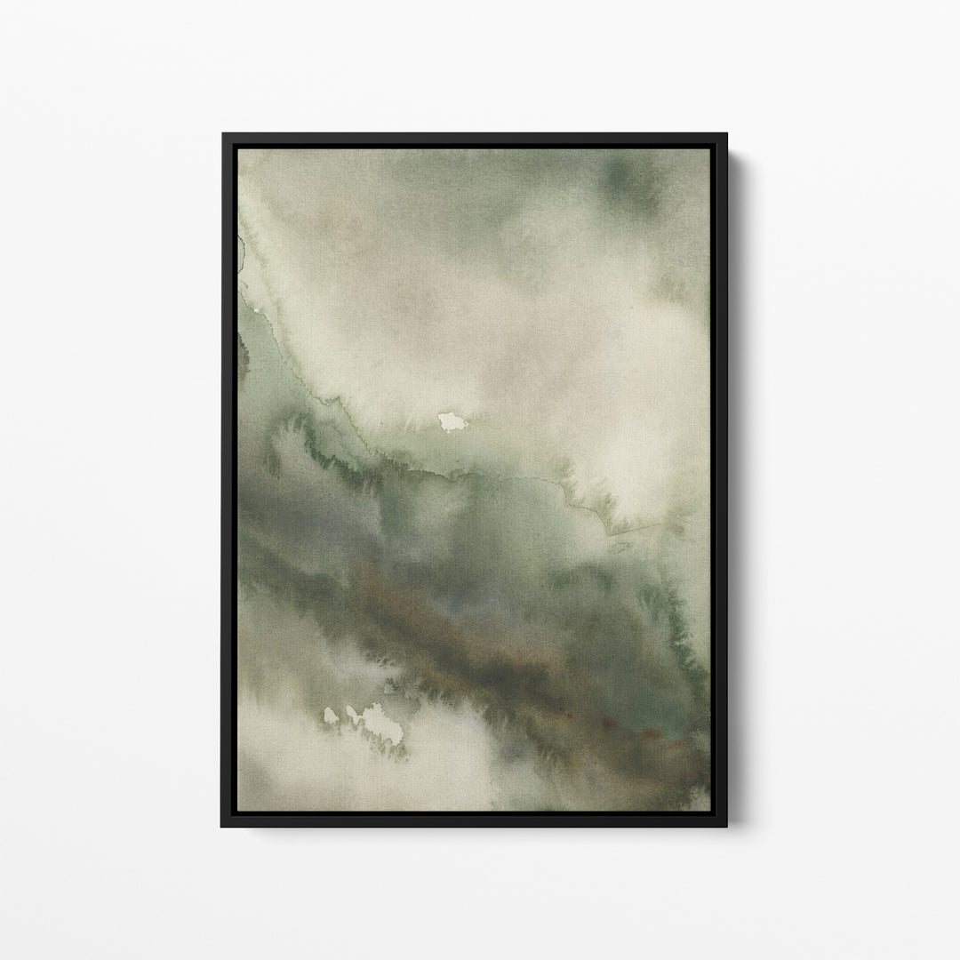 Abstract Green Watercolor, No. 2  - Art Print or Canvas - Jetty Home