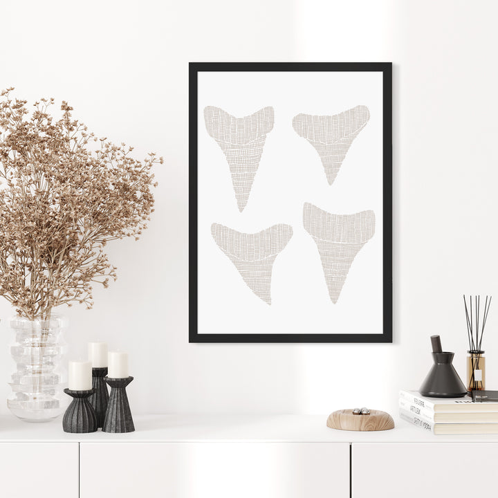 Woven Shark Teeth Illustration