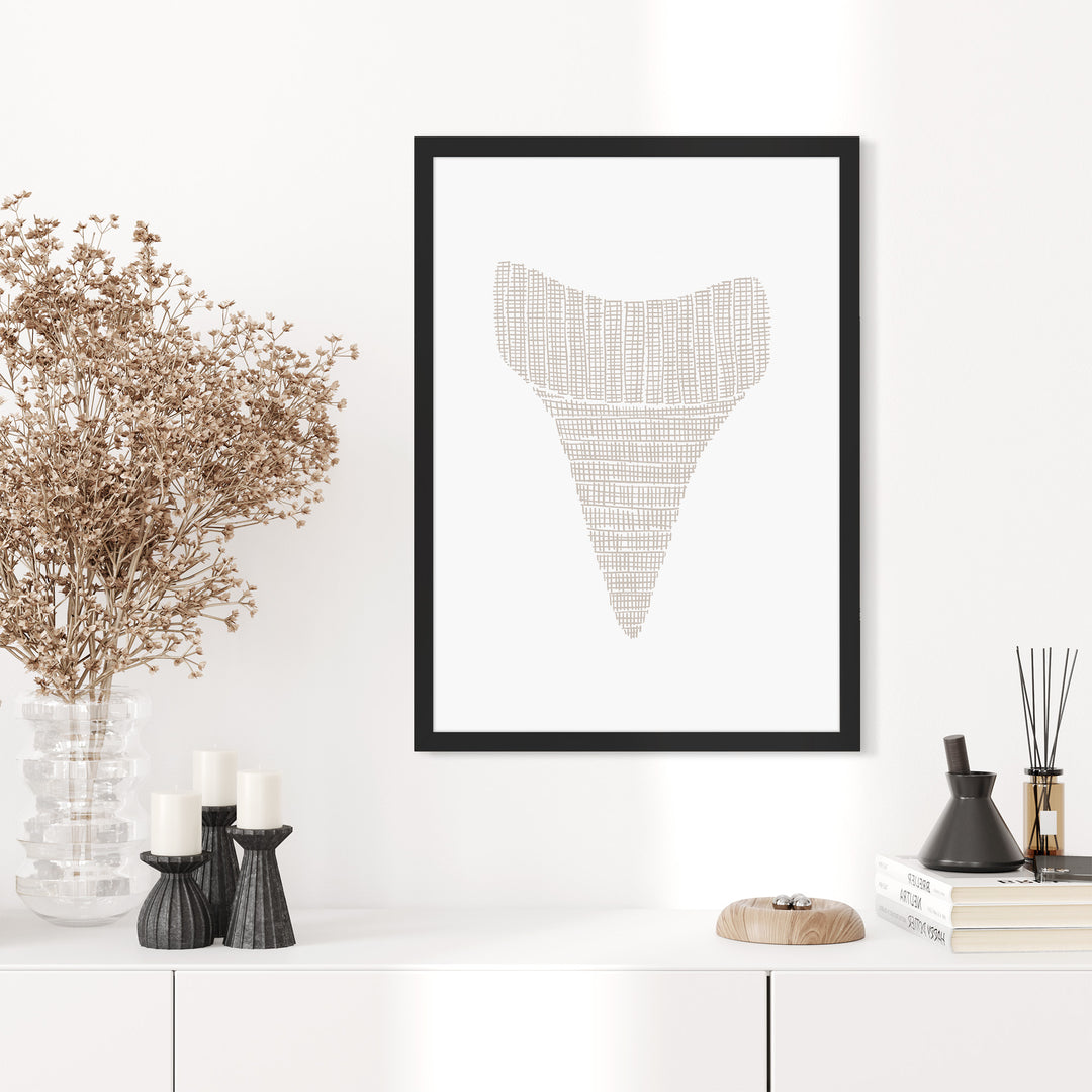 Woven Shark Tooth Illustration, No. 3