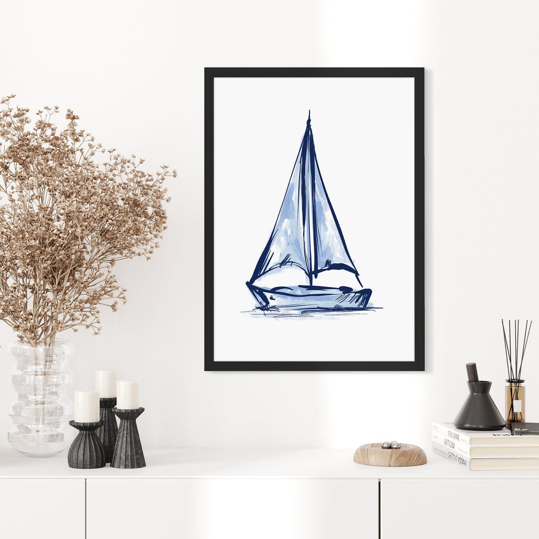 The Blue Sailboat, No. 2 - Jetty Home