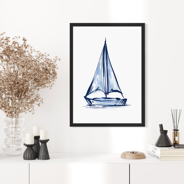 The Blue Sailboat, No. 2 - Jetty Home