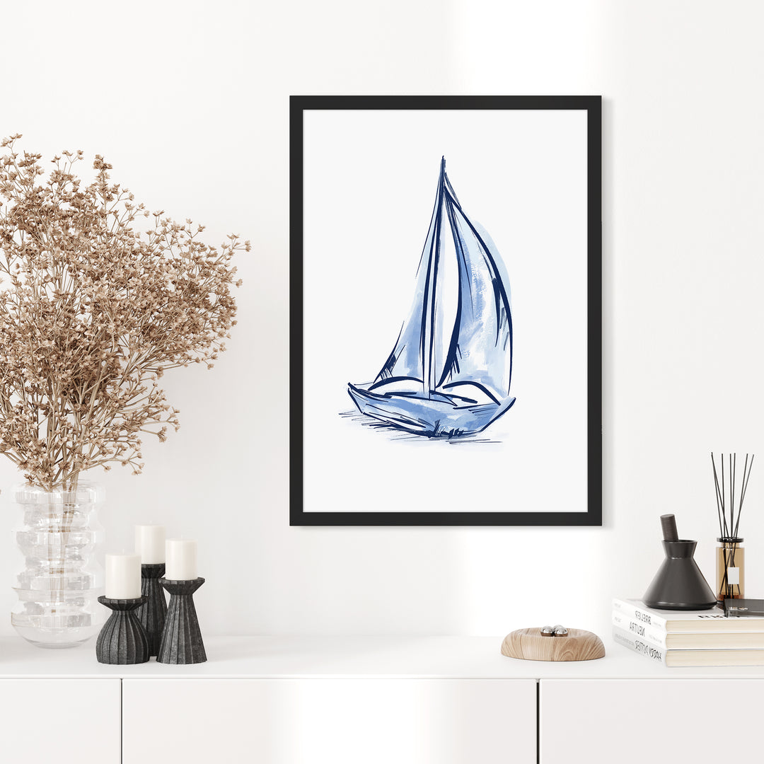 The Blue Sailboat, No. 1 - Jetty Home
