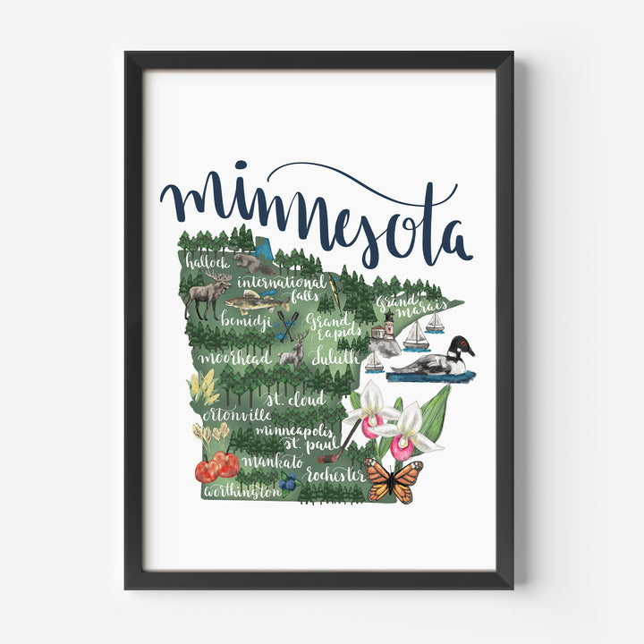 Minnesota  - Art Print or Canvas - Jetty Home