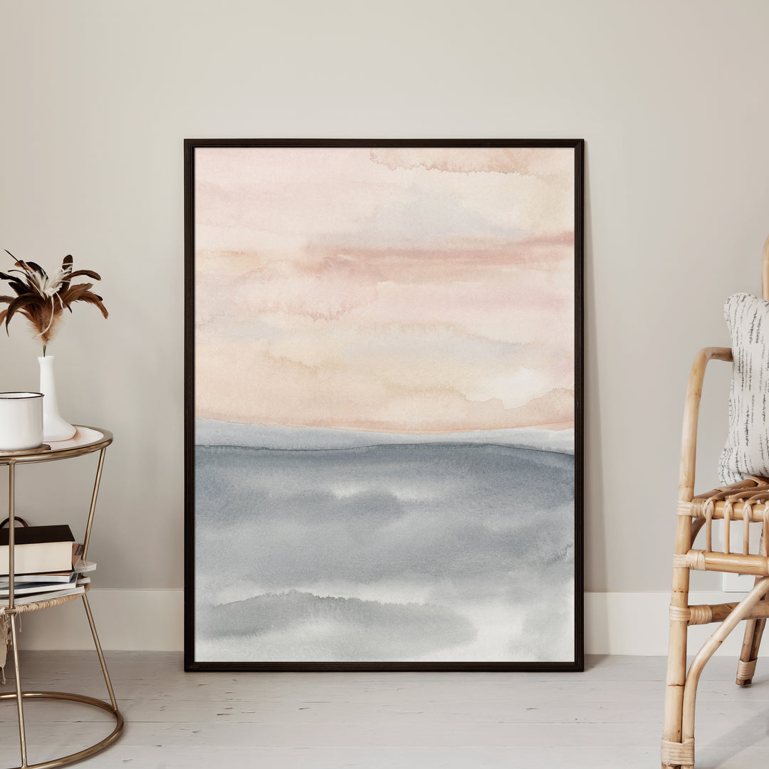 Blush and Slate  - Art Print or Canvas - Jetty Home