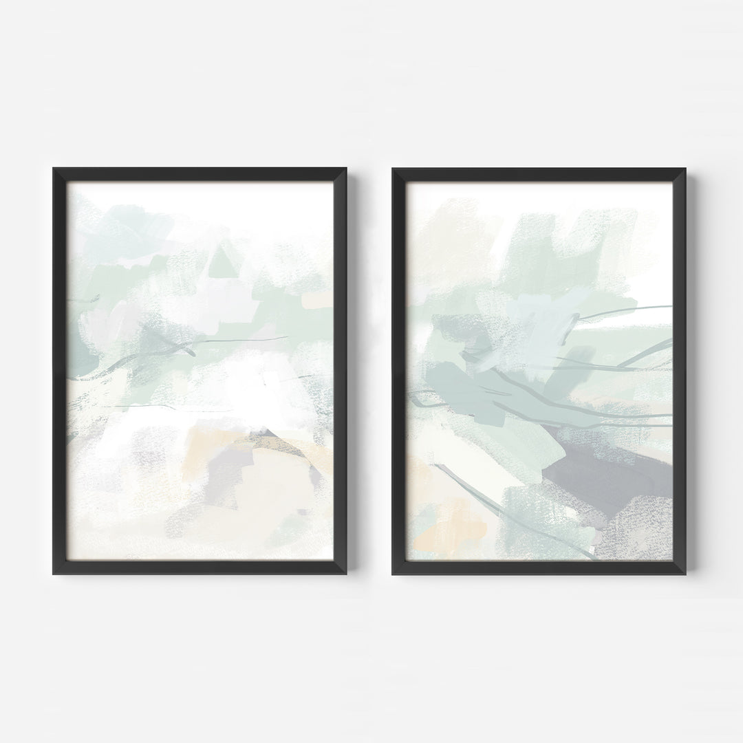 The Coastal Pause Diptych - Set of 2