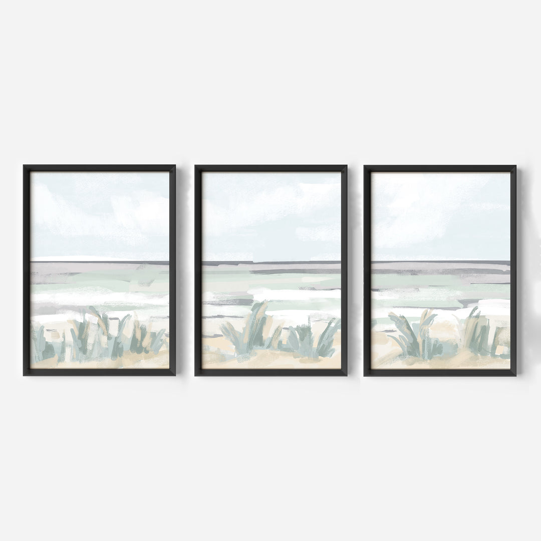 Tidal Haze Triptych - Set of 3
