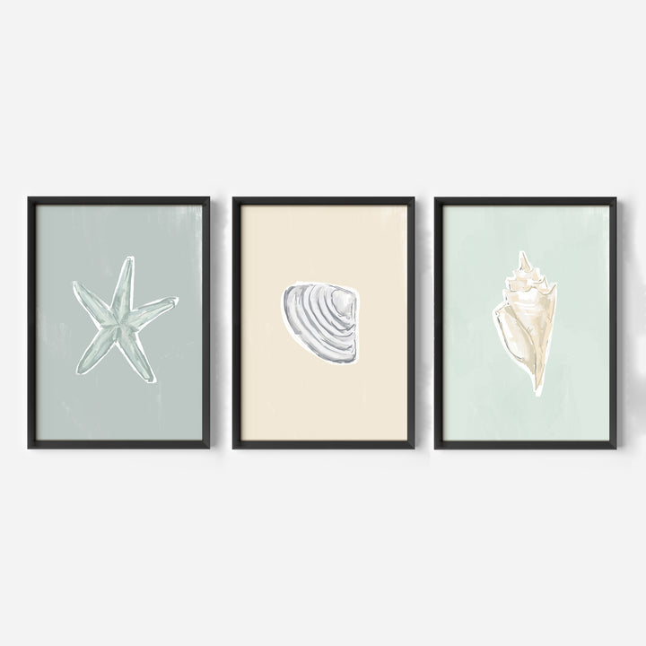 Washed Ashore Triptych - Set of 3