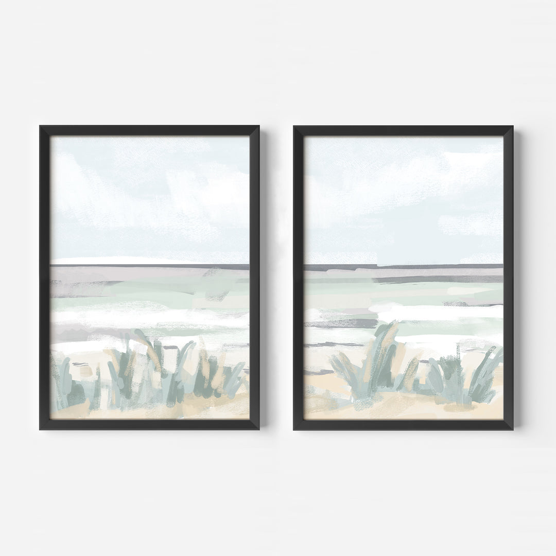 Tidal Haze Diptych - Set of 2