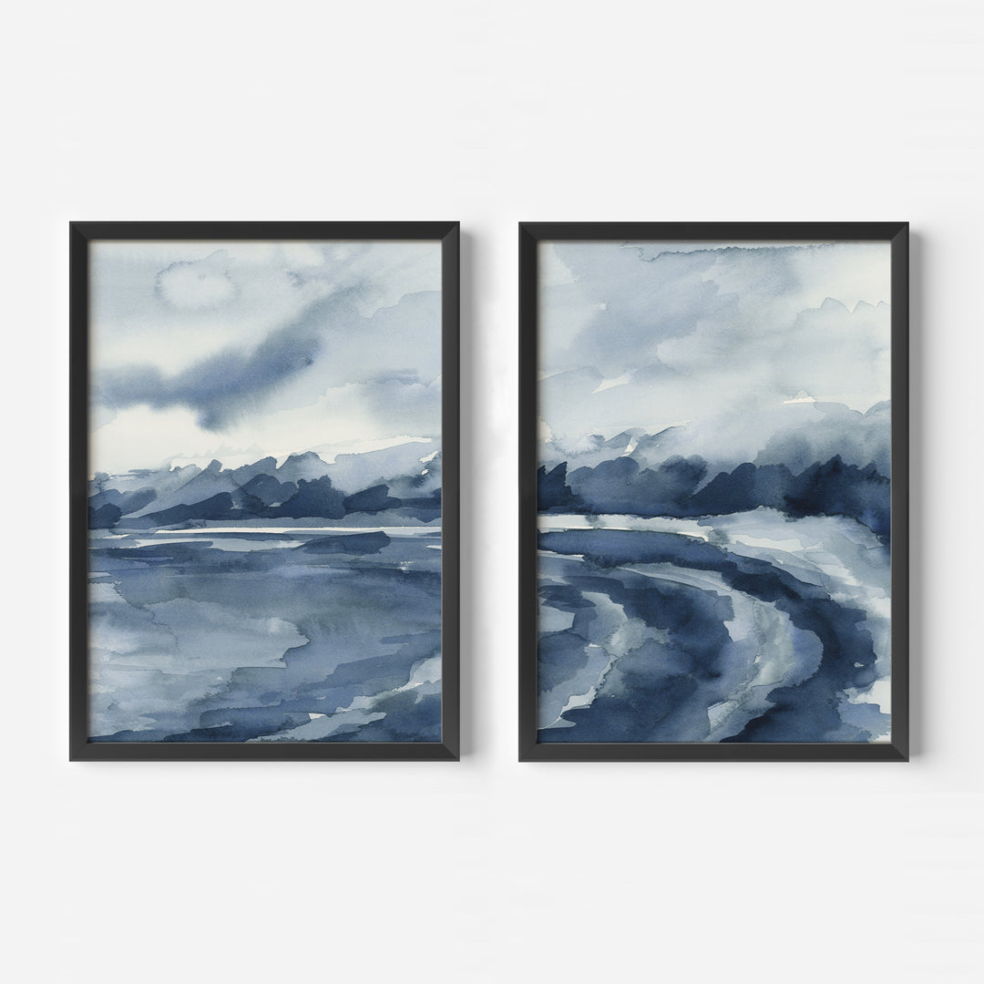 The Quiet Cove Diptych - Set of 2