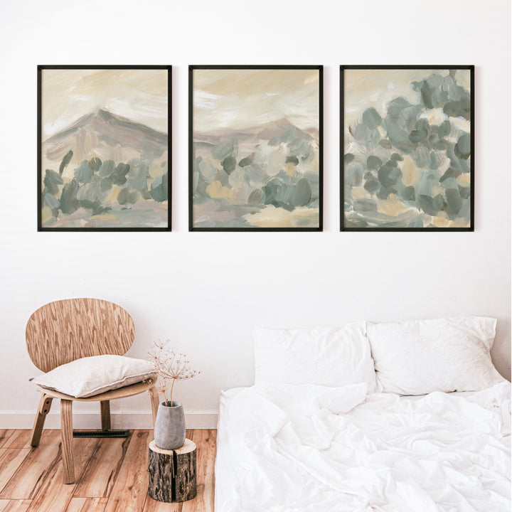 The Welsh Hills Triptych - Set of 3