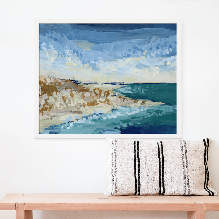 The Coastal Vista  - Art Print or Canvas - Jetty Home