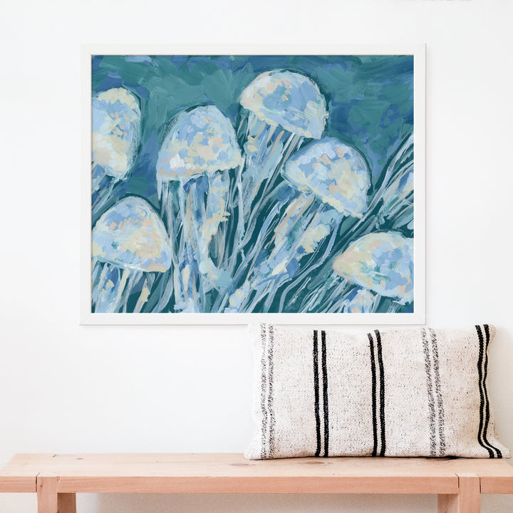 Jellyfish Delight - Art Print or Canvas - Jetty Home