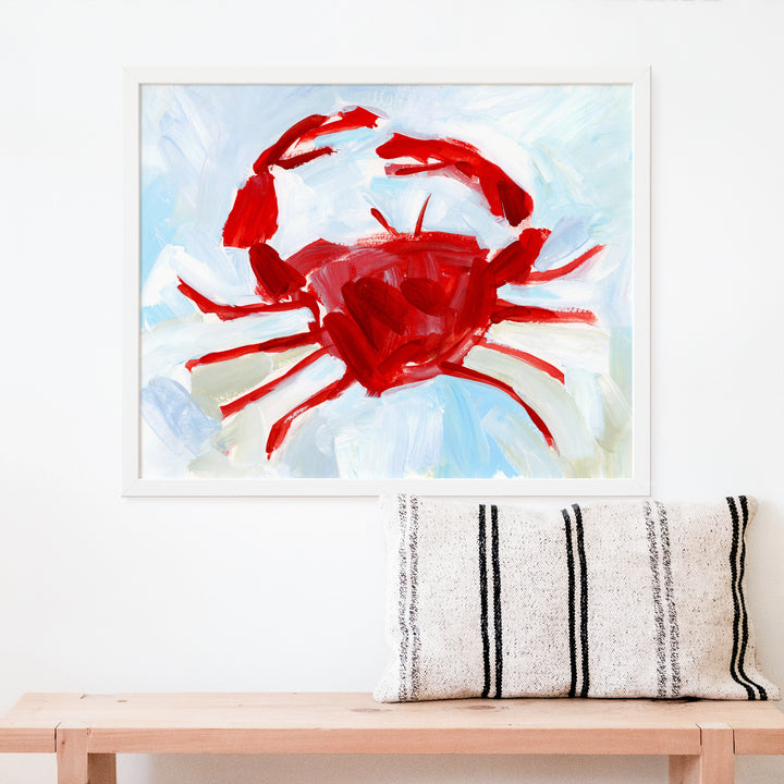 Crab Nautical Painting