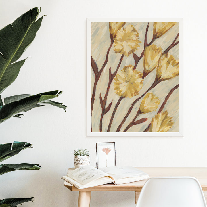 Neutral Poppy Flower  - Art Print or Canvas - Jetty Home