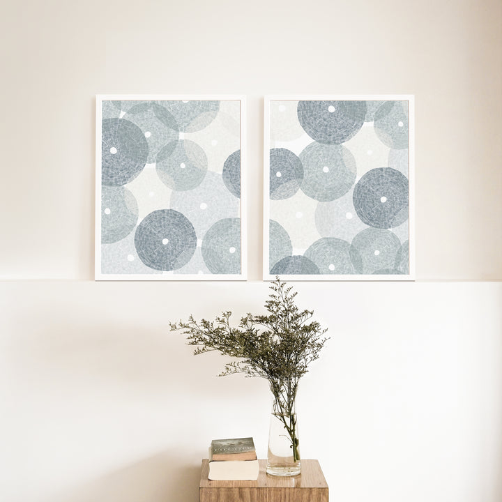 Dance of the Ocean Diptych - Set of 2  - Art Prints or Canvases - Jetty Home