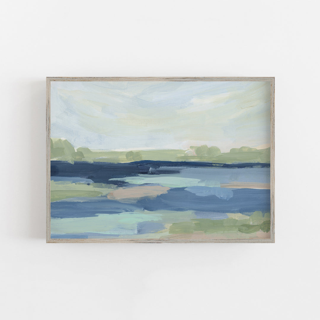 Across the Lake - Art Print or Canvas - Jetty Home