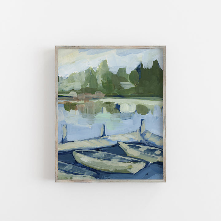 An Afternoon on the Lake - Art Print or Canvas - Jetty Home