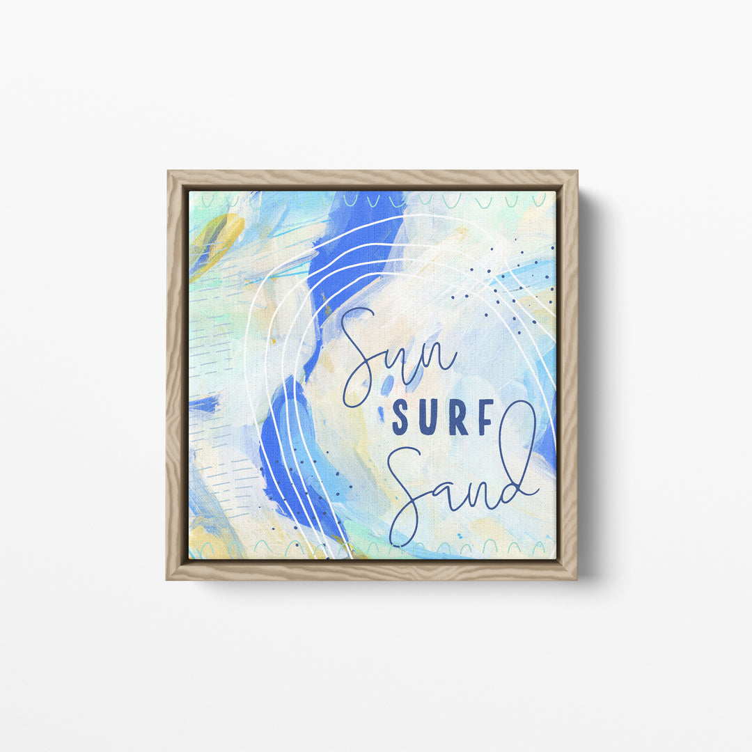 Sun Surf Sand  - Art Print or Canvas