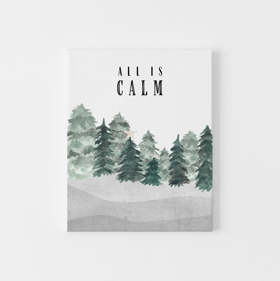 All is Calm Forest  - Art Print or Canvas - Jetty Home