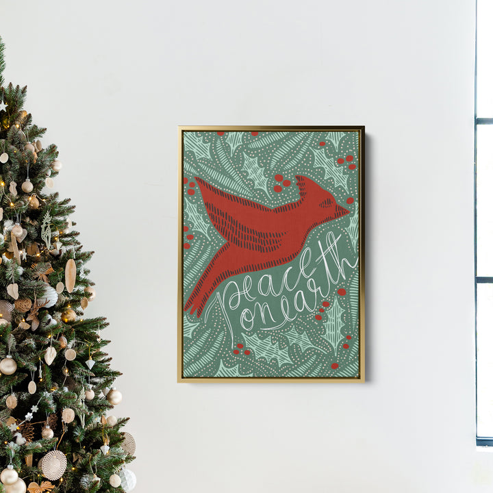 Nordic Peace on Earth Dove  - Art Print or Canvas - Jetty Home