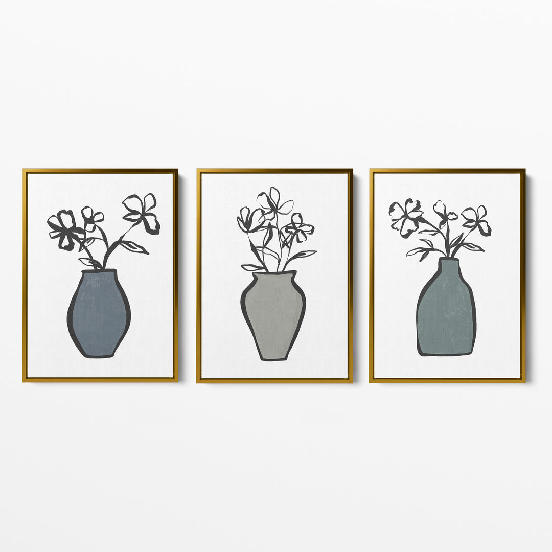 The Three Vases - Set of 3