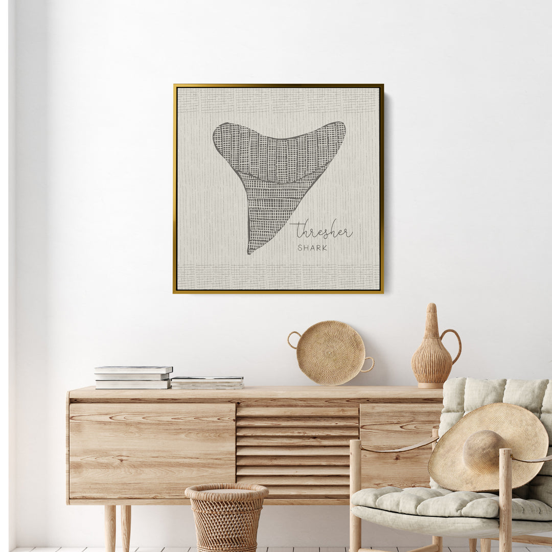 Thresher Shark Tooth  - Art Print or Canvas - Jetty Home