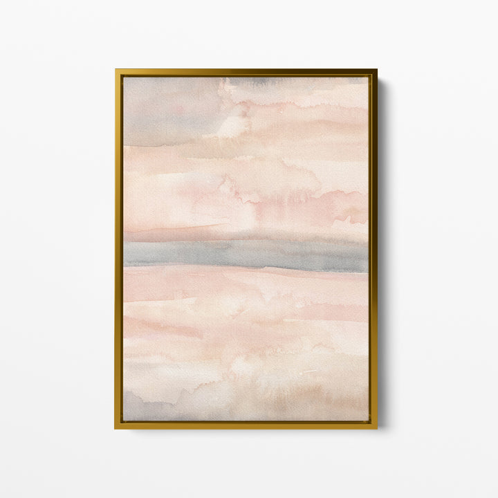 Blush Abstract Watercolor  - Art Print or Canvas - Jetty Home