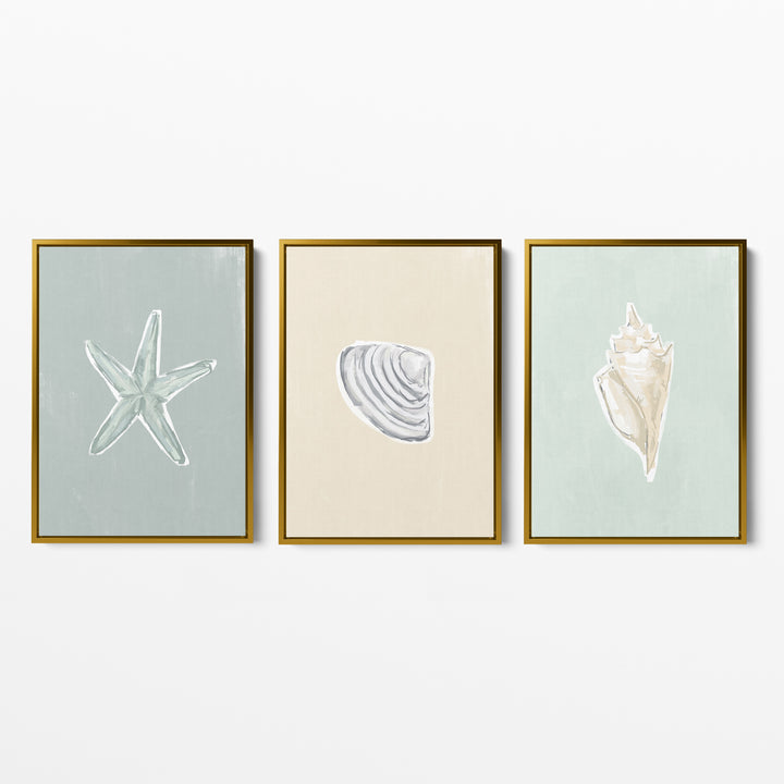 Washed Ashore Triptych - Set of 3