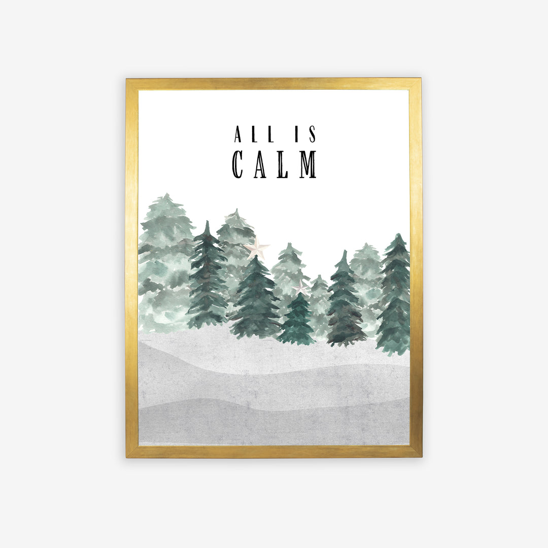 All is Calm Forest  - Art Print or Canvas - Jetty Home