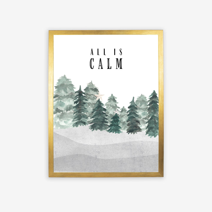 All is Calm Forest  - Art Print or Canvas - Jetty Home