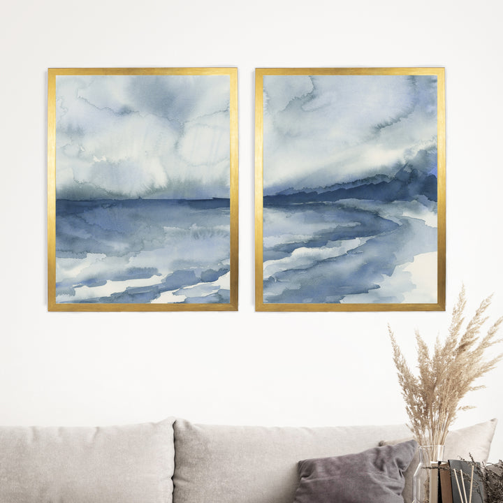 Shoreline Study Diptych - Set of 2