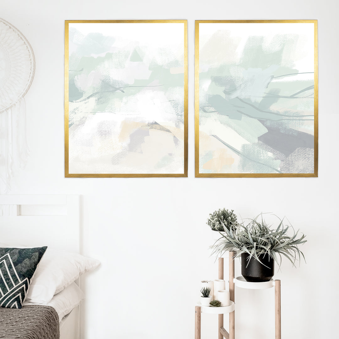 The Coastal Pause Diptych - Set of 2