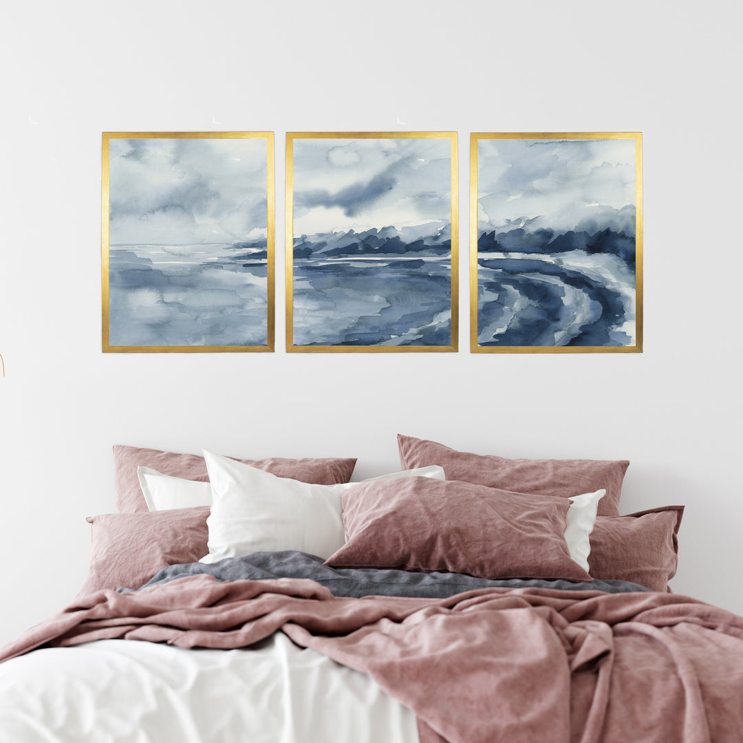 The Quiet Cove Triptych - Set of 3