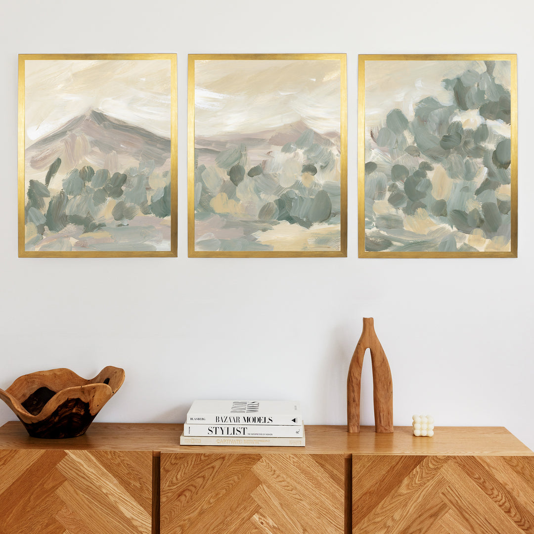The Welsh Hills Triptych - Set of 3