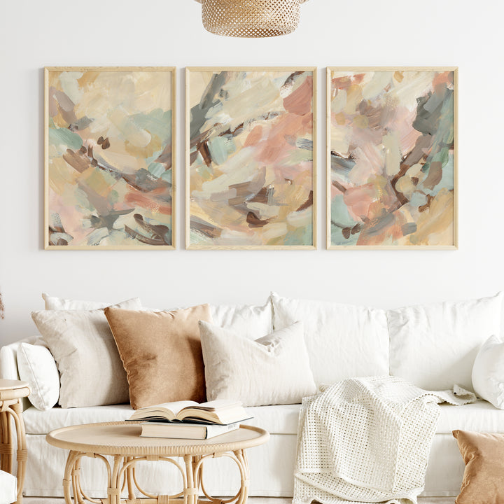 Sunbaked Mesa Triptych - Set of 3