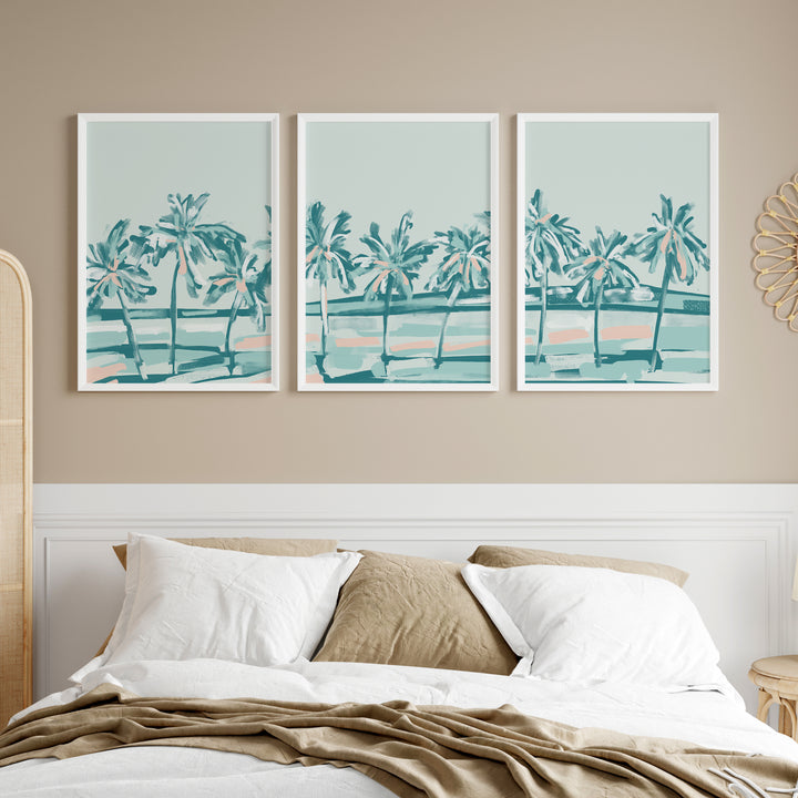 Island Views - Set of 3  - Art Prints or Canvases - Jetty Home