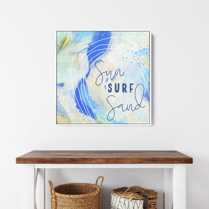 Sun Surf Sand  - Art Print or Canvas - Jetty Home