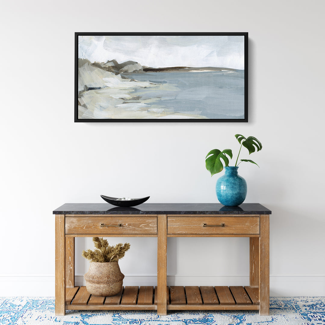 The Sandy Seashore Panoramic - Art Print or Canvas - Jetty Home