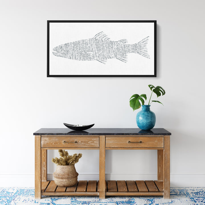 Trout Lake Fish Panoramic - Art Print or Canvas - Jetty Home