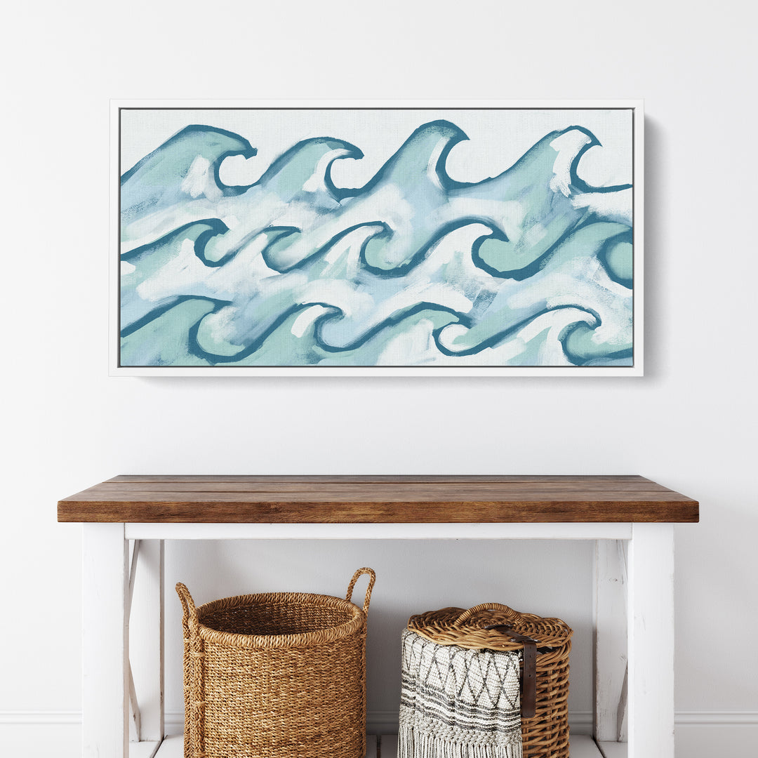 Roaring Seas Panoramic - Art Print or Canvas - Jetty Home